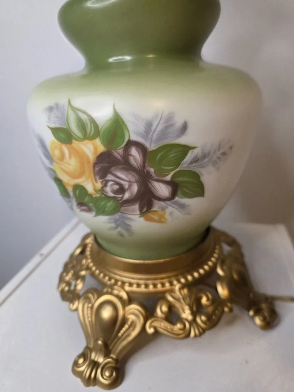 N/A floral green